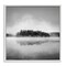 Stupell Industries Lake with Distant Island Framed Giclee Wall Art Design by Chip Forelli